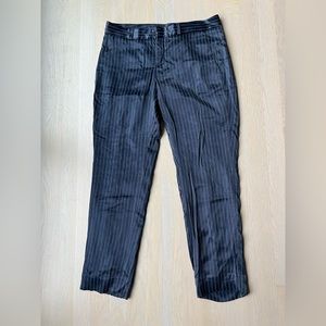 Banana Republic Silk Pinstripe Dress Pants